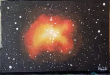 Ember. Acrylic on canvas